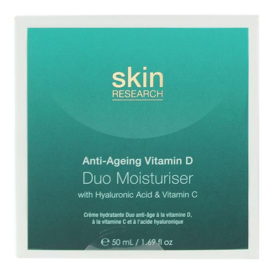 Skin Research Anti-Ageing Vitamin D With Hyaluronic Acid Vitamin C Duo Moisturiser 50ml