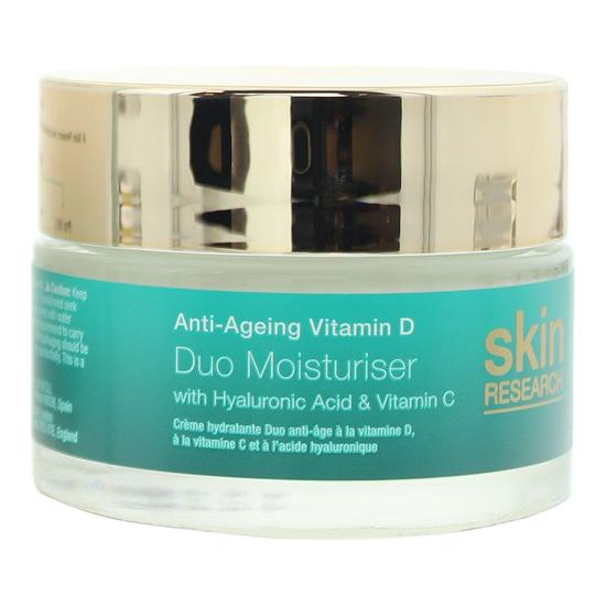 Skin Research Anti-Ageing Vitamin D With Hyaluronic Acid Vitamin C Duo Moisturiser 50ml