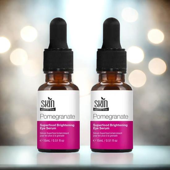 Skin Superfood Pomegranate Superfood Brightening Eye Serum Twin Value Savings Pack 15ml