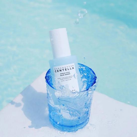 Skin1004 Madagascar Centella Hyalu-Cica Blue Serum With Hyaluronic Acid & Ivy Leaf Extract 50ml
