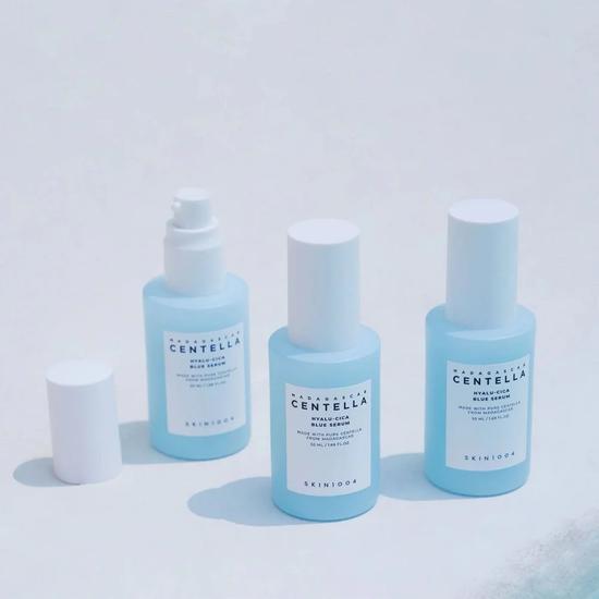 Skin1004 Madagascar Centella Hyalu-Cica Blue Serum With Hyaluronic Acid & Ivy Leaf Extract 50ml