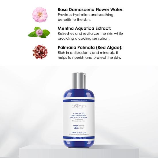 skinChemists Advanced Brightening Marine Micellar Water Twin Savings Pack 250ml