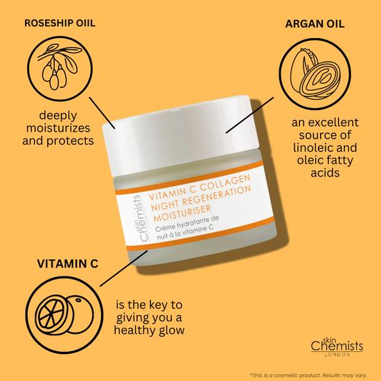 SkinChemists Advanced Vitamin C Collagen Night Regeneration Moisturiser