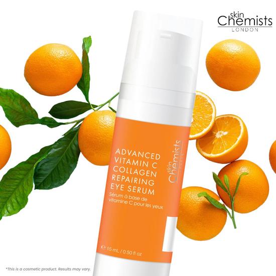 skinChemists Advanced Vitamin C Collagen Repairing Eye Serum Twin Value Savings Pack 15ml
