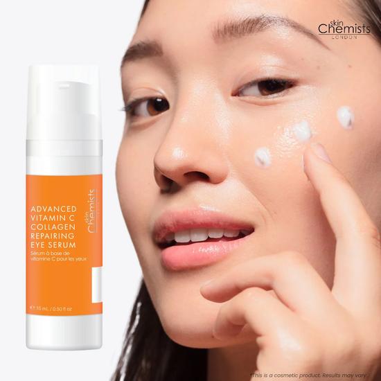 skinChemists Advanced Vitamin C Collagen Repairing Eye Serum Twin Value Savings Pack 15ml