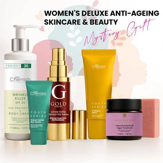 skinChemists Advanced Women's Deluxe Anti-Ageing Skin Care & Beauty Mystery Gift Box