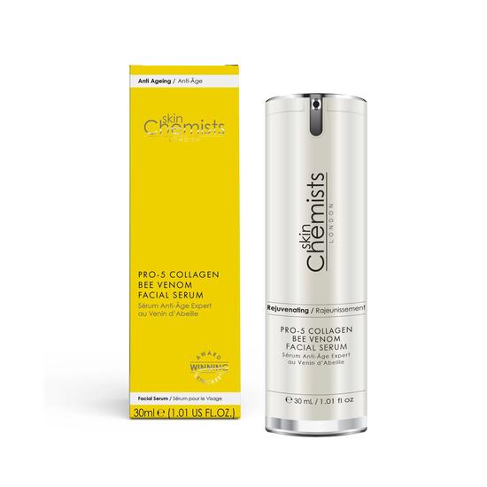 skinChemists Anti-Ageing Pro-5 Collagen Bee Venom Facial Serum 30ml