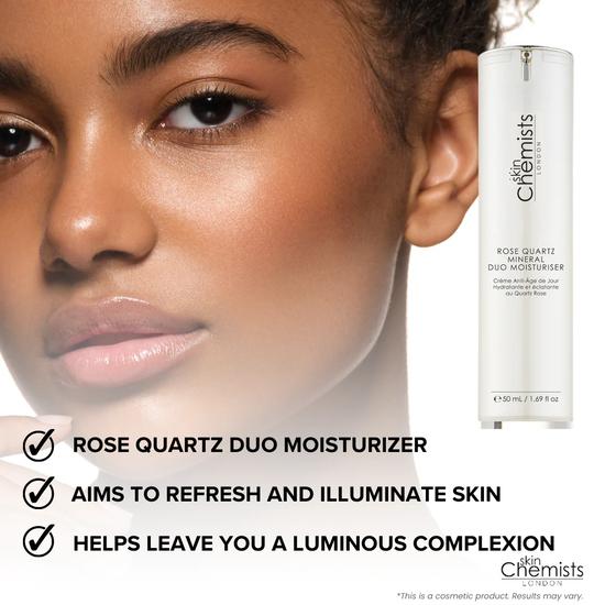 skinChemists Anti-Ageing Rose Quartz Duo Moisturiser 50ml