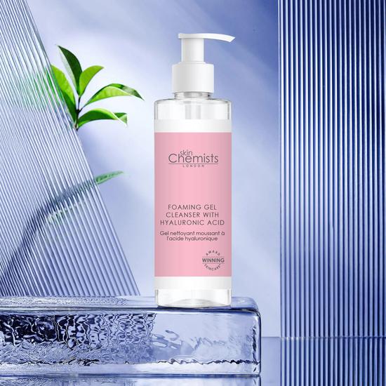 skinChemists Foaming Gel Cleanser With Hyaluronic Acid 200ml