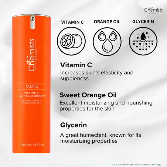 skinChemists Men's Vitamin C Day Moisturiser 50ml