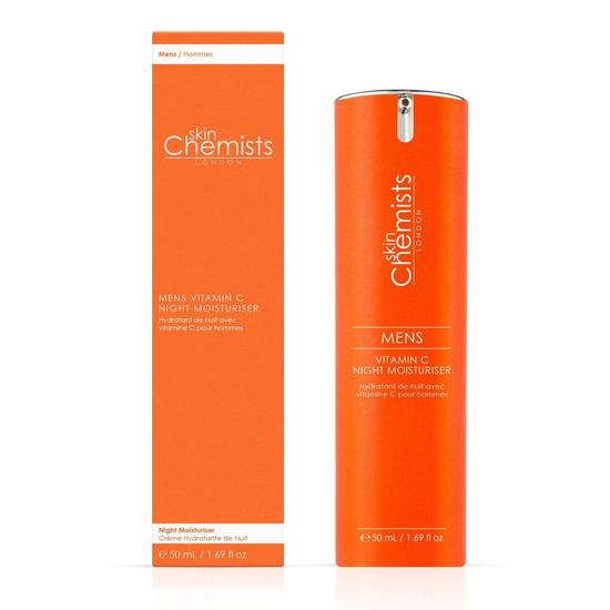 skinChemists Men's Vitamin C Night Moisturiser Twin Value Savings Pack 50ml