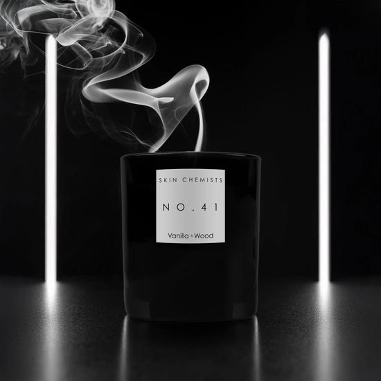 skinChemists No.41 Vanilla & Wood Candle 200g