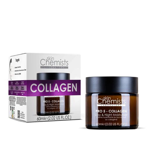 skinChemists Pro-5 Collagen Day & Night Moisturiser 60ml
