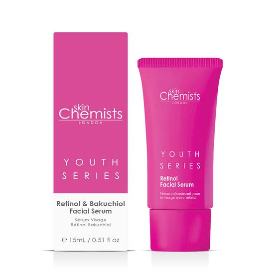 skinChemists Retinol & Bakuchiol Facial Serum 2 x 30ml