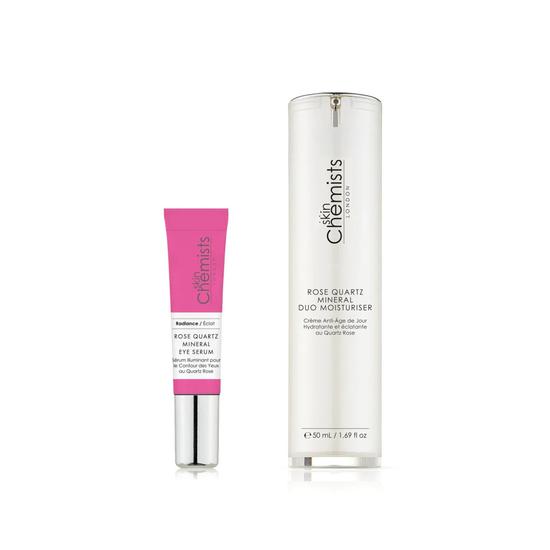skinChemists Rose Quartz Mineral Eye & Facial Duo
