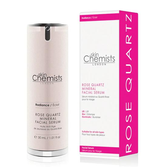 skinChemists Rose Quartz Mineral Facial Serum 2 x 30ml