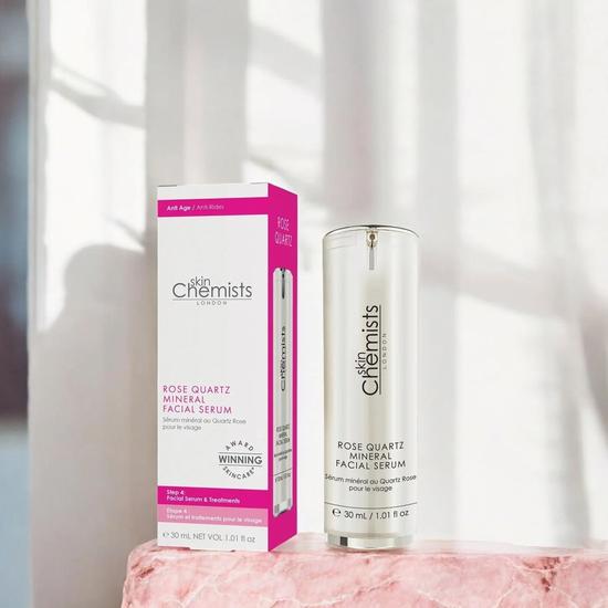 skinChemists Rose Quartz Mineral Facial Serum Twin Value Savings Pack 30ml