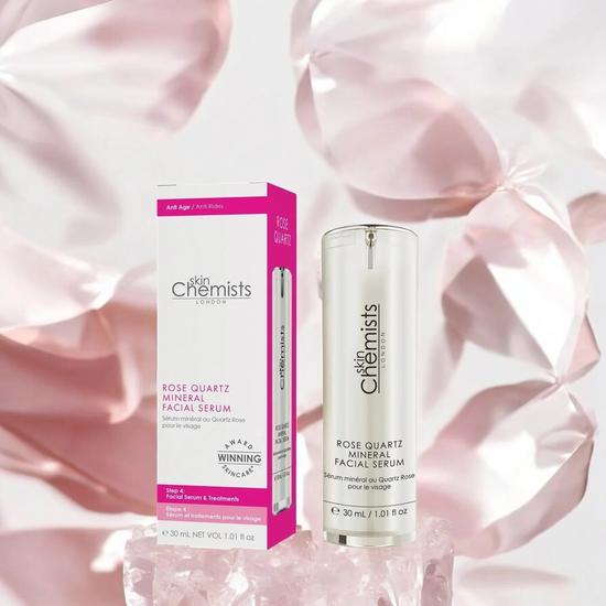 skinChemists Rose Quartz Mineral Facial Serum Twin Value Savings Pack 30ml