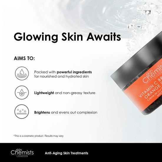 SkinChemists Vitamin C Brightening Orange Day Cream Cosmetify