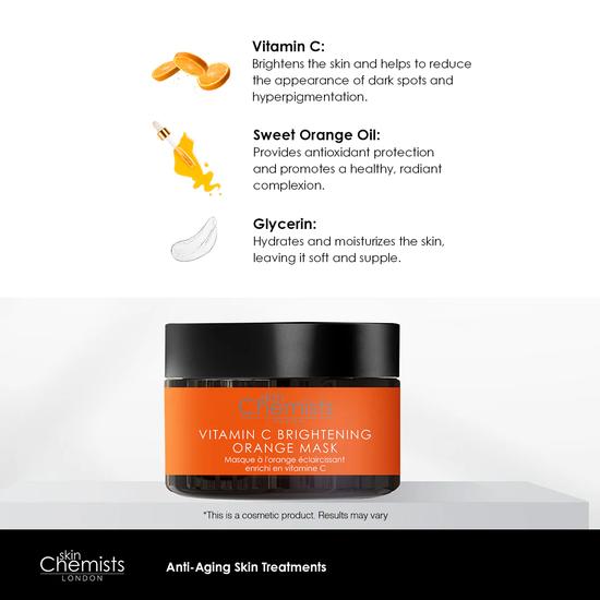 skinChemists Vitamin C Brightening Orange Mask 50ml