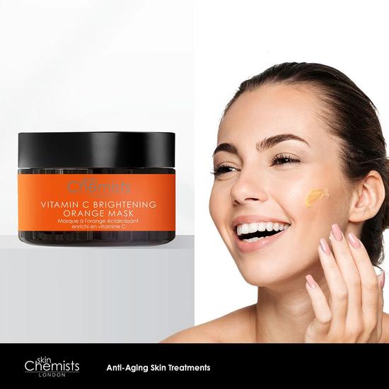 skinChemists Vitamin C Brightening Orange Mask Twin Value Savings Pack 50ml