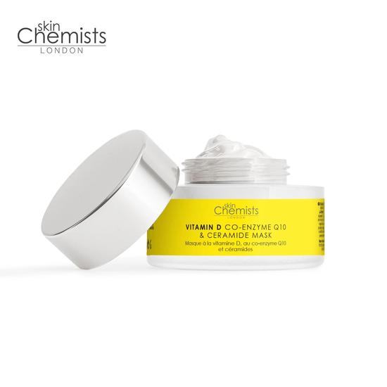 skinChemists Vitamin D Co-Enzyme Q10 & Ceramide Mask Twin Value Savings Pack 50ml