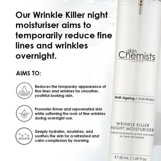 skinChemists Wrinkle Killer Anti-Ageing Night Moisturiser 50ml