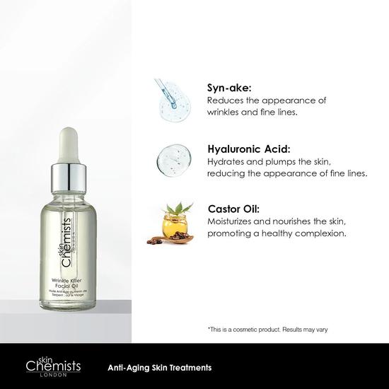 skinChemists Wrinkle Killer Facial Oil 30ml