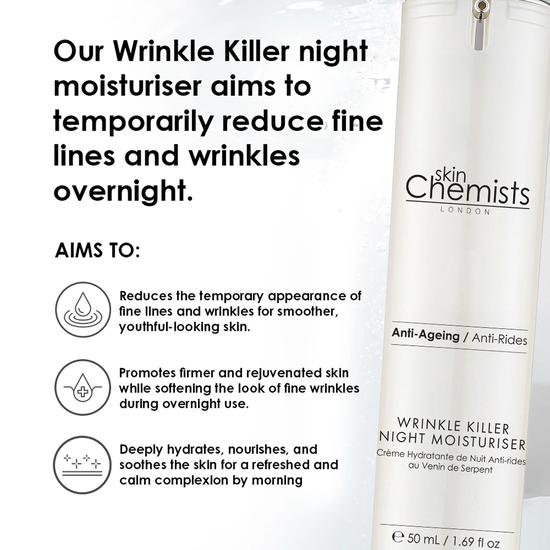 skinChemists Wrinkle Killer Night Moisturiser 50ml