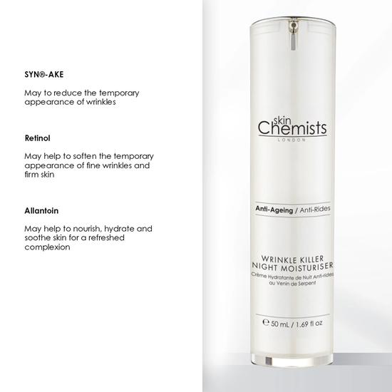 skinChemists Wrinkle Killer Night Moisturiser 50ml
