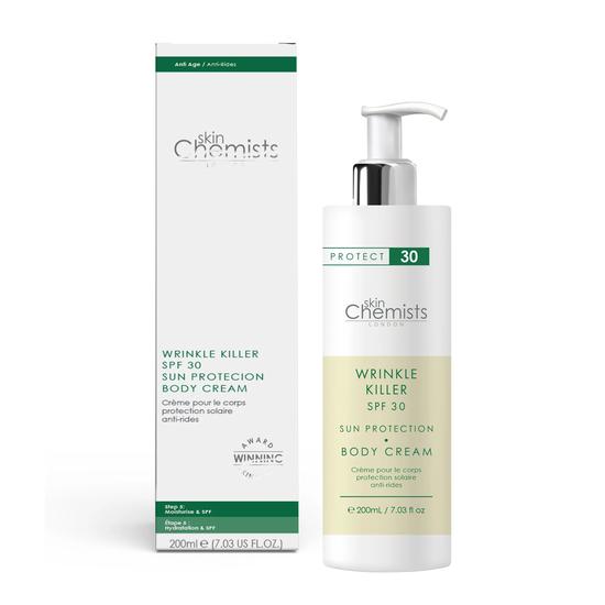 skinChemists Wrinkle Killer Sun Protection Body Cream SPF 30