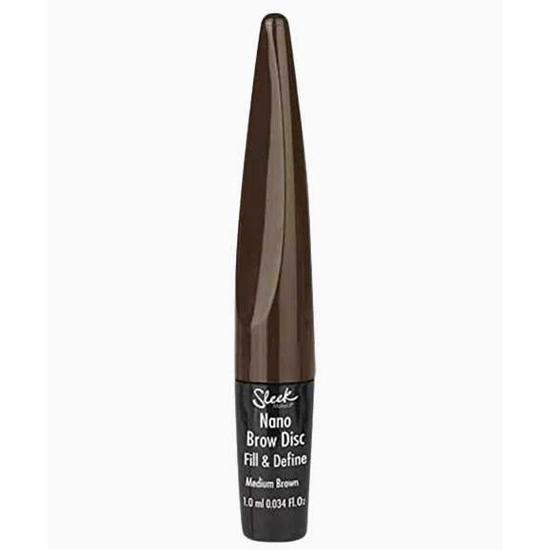 Sleek MakeUP Nano Brow Disc Fill & Define Medium Brown 1ml