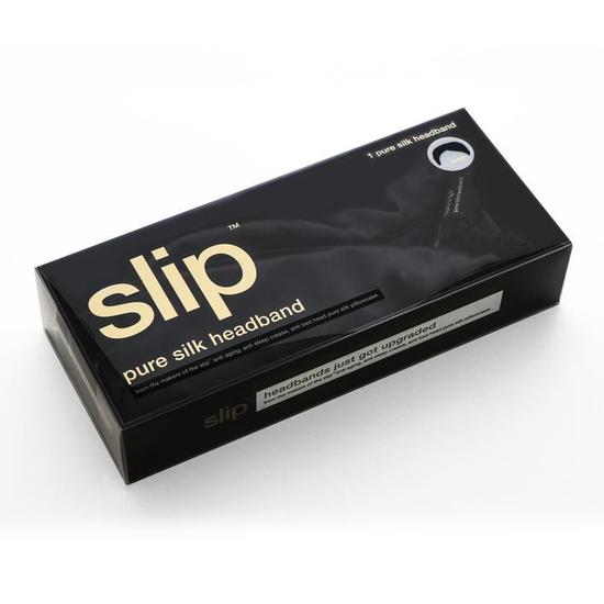 Slip Silk Twist Headband Black