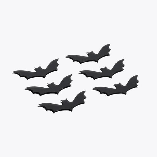 Smiffys Make-Up FX 3d Bat Stickers-Black