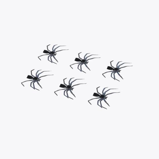 Smiffys Make-Up FX 3d Spider Stickers-Black