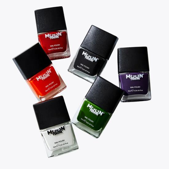 Smiffys Moon Terror Halloween Nail Polish Blood Red
