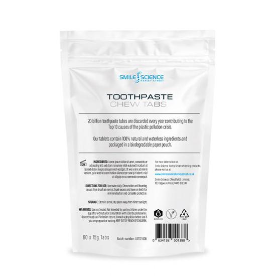 Smile Science Whitening Toothpaste Tablets 60 Tablets