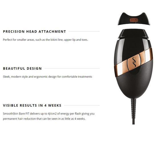 SmoothSkin Bare Fit IPL Hair Removal Device