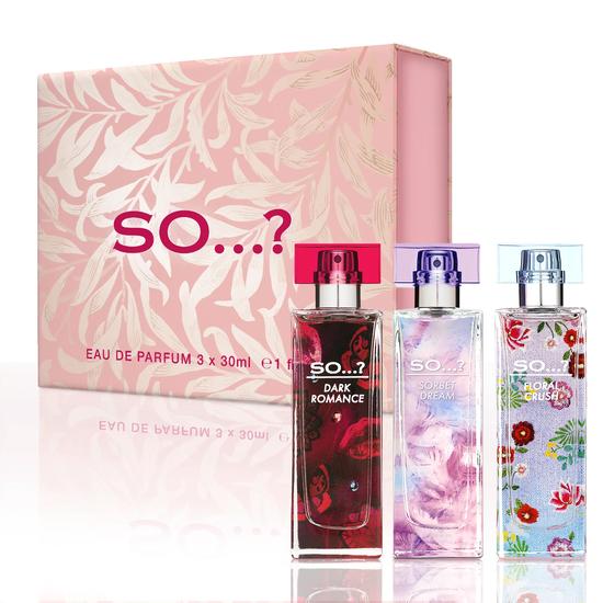 SO...? Collection Premium Eau De Parfum Gift Set 3 x 30ml