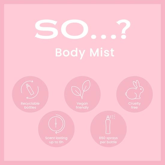 SO...? Flower Bloom Body Mist 100ml