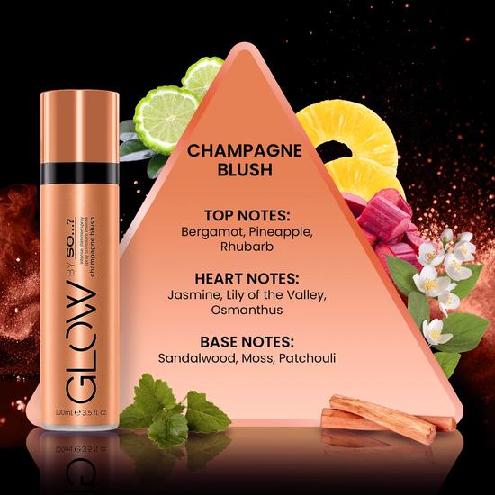 SO...? Glow By So...? Intense Shimmer Spray Champagne Blush 100ml