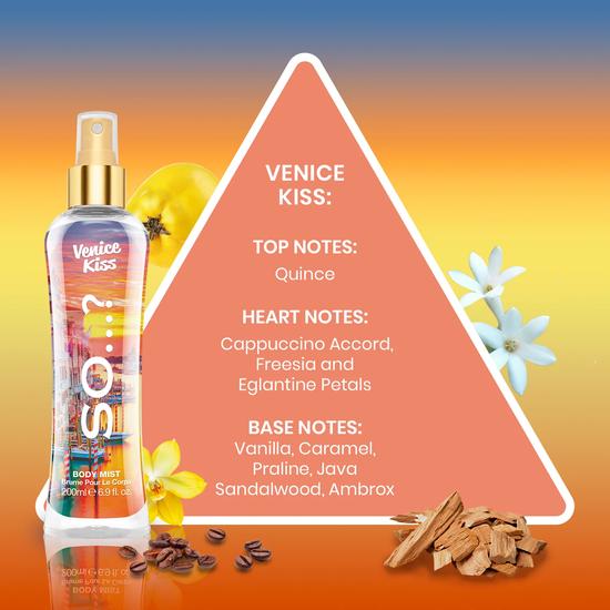 SO...? Venice Kiss Body Mist 200ml