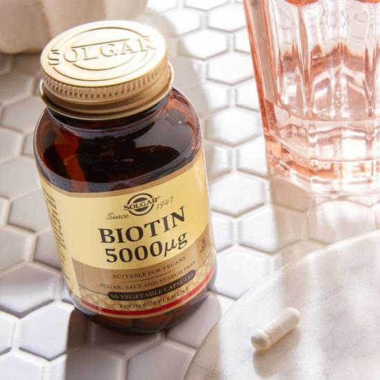 Solgar Biotin 5000ug Vegicaps 100 Vegicaps