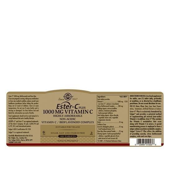 Solgar Ester-C Plus Vitamin C 1000mg x30