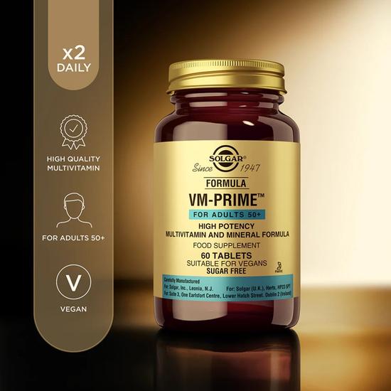 Solgar Formula VM-Prime For Adults 50+ Tablets 60 Tablets