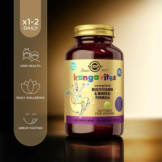 Solgar Kangavites Bouncin' Berry Chewable Tablets 60 Tablets