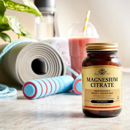 Solgar Minerals Magnesium Citrate Tablets 60 Tablets