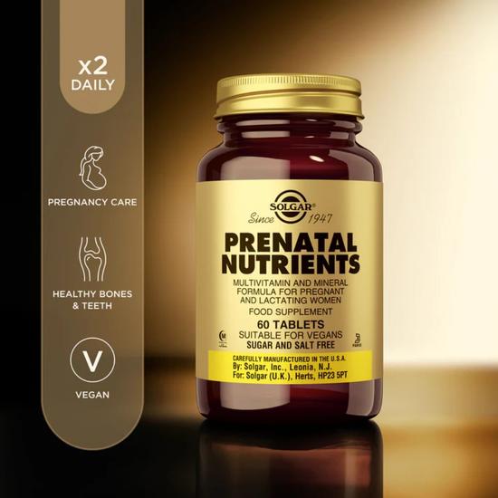 Solgar Prenatal Nutrients Tablets 60 Tablets