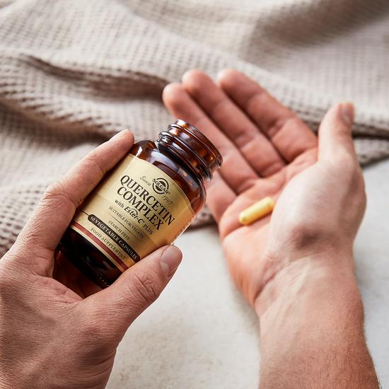 Solgar Specialty Quercetin Complex With Ester-C Plus Vegetable Capsules 50 Capsules