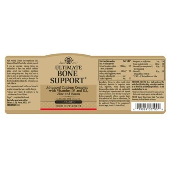Solgar Ultimate Bone Support Tablets 120 Tablets